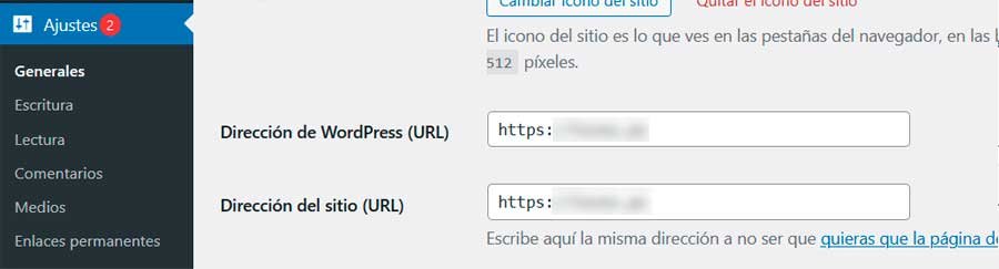 Actualización de URLs Internas WordPress